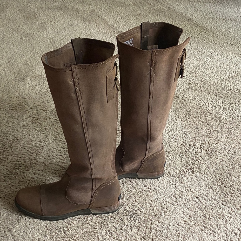 Sorel Major Tall Leather/Suede Boots